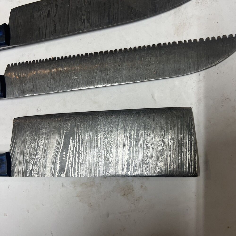 DAMASCUS STEEL CHEF KNIFE SET KITCHEN KNIVES CHEF SET - Picture 3 of 9